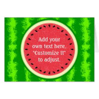 Watermelon Slice Summer Fruit Personalised