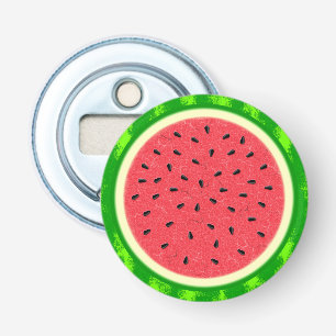 Watermelon Slice Summer Fruit with Rind Bottle Opener