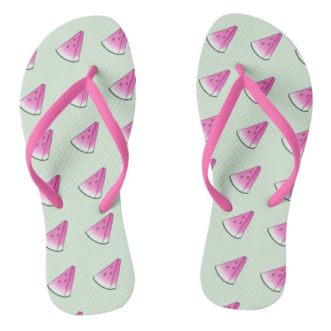Watermelon slice thongs (Footbed)