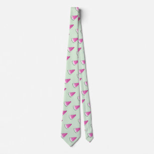 Watermelon slice tie