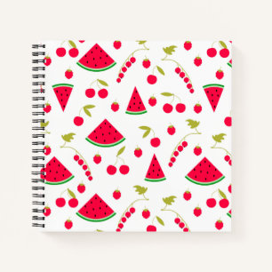 Watermelon slices notebook
