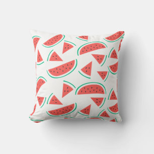 watermelon slices pattern cushion