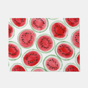 Watermelon slices pattern doormat