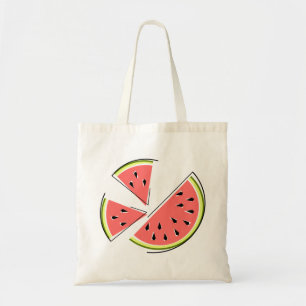 Watermelon slices tote bag