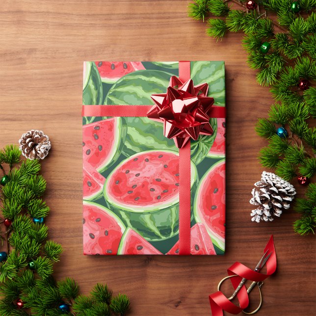 Watermelon Slices Wrapping Paper (Creator Uploaded)