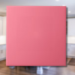 Watermelon Sorbet Solid Colour | Classic Elegant Ceramic Tile<br><div class="desc">Watermelon Sorbet Solid Colour | Classic | Elegant | Trendy | Stylish | Gift</div>