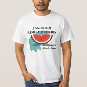 Watermelon Splash Family Reunion Custom T-Shirt