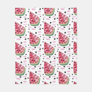 Watermelon star  fleece blanket