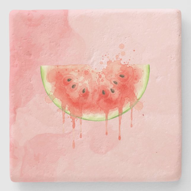 Watermelon Stone Coaster (Front)