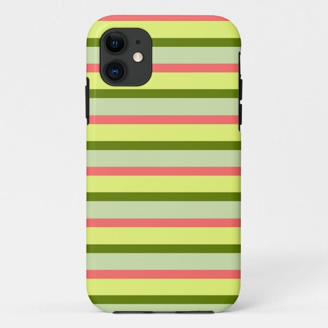 Watermelon Stripe Classic Case-Mate iPhone Case (Back)