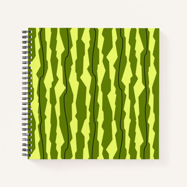 Watermelon Stripe Notebook (Front)