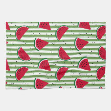 Watermelon Stripe Seamless Pattern