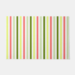 Watermelon Stripe Thin Doormat
