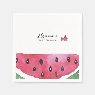 Watermelon Summer Baby Shower Napkin