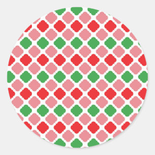 Watermelon Summer Digital Paper-56201 Classic Round Sticker