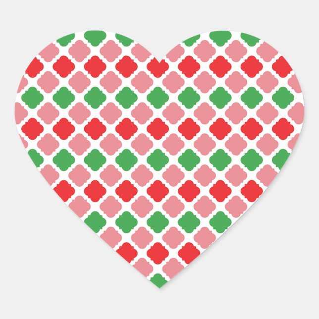 Watermelon Summer Digital Paper-56201 Heart Sticker (Front)