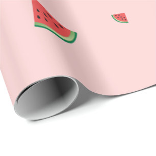 Watermelon Summer Fruit Sweet Pink Wrapping Paper