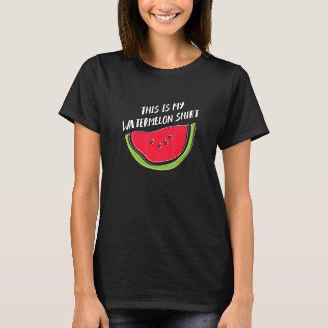 Watermelon Summer Fruits Tropical Melon T-Shirt (Front)