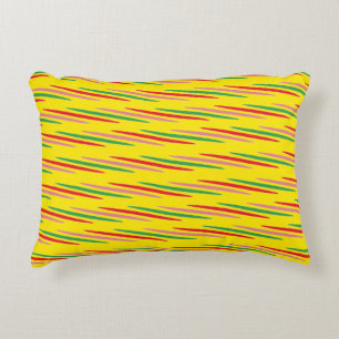 Watermelon Summer Stripes Pattern-56204 Decorative Cushion