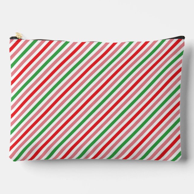 Watermelon Summer Stripes Pattern-56206 Accessory Pouch (Front)