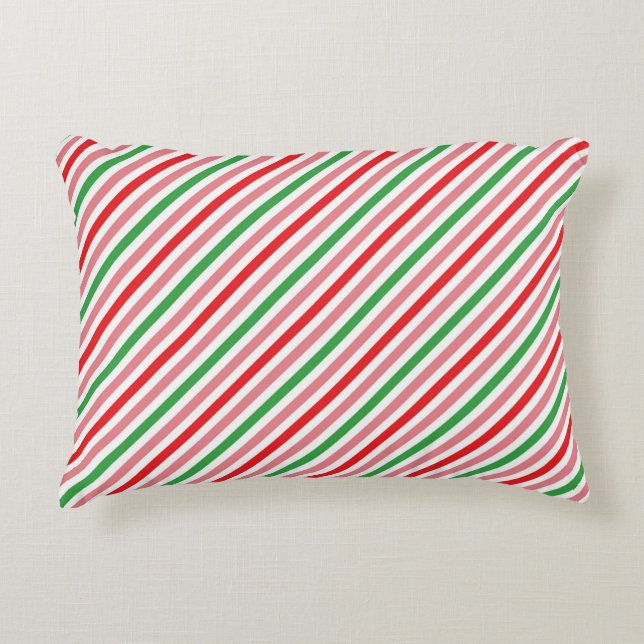 Watermelon Summer Stripes Pattern-56206 Decorative Cushion (Front)