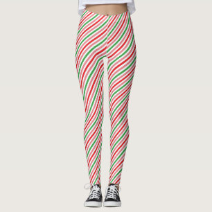Watermelon Summer Stripes Pattern-56206 Leggings