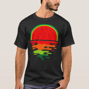 Watermelon Summer Sunset Water Fruit Watermelon Su T-Shirt