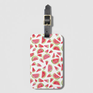 Watermelon Summer Vacation Luggage Tag