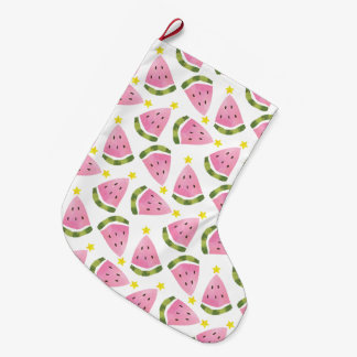 Watermelon Summer Xmas Tree  Large Christmas Stock Large Christmas Stocking