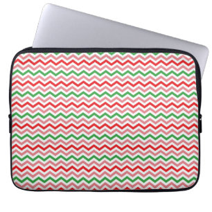 Watermelon Summer Zigzag Digital Paper Laptop Sleeve