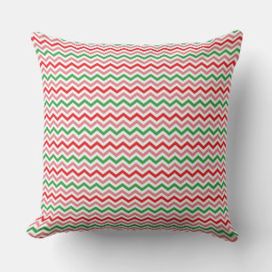 Watermelon Summer Zigzag Stripes Pattern-56209 Cushion