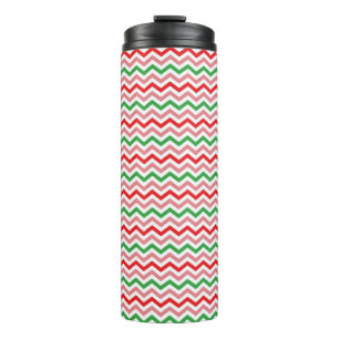 Watermelon Summer Zigzag Stripes Pattern-56209 Thermal Tumbler
