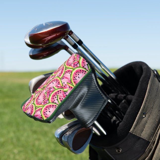 Watermelon Surprise Golf Club Cover (In Situ)