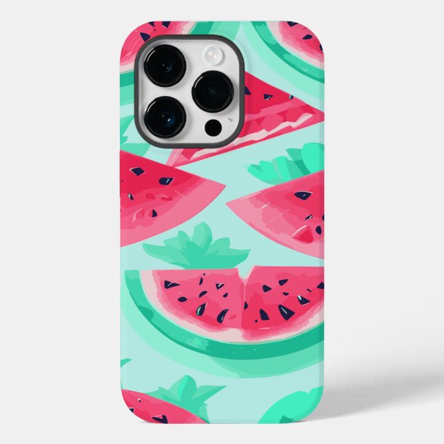 Watermelon Sweet Fruit Fresh Summer Stylised Case-Mate iPhone Case (Back)