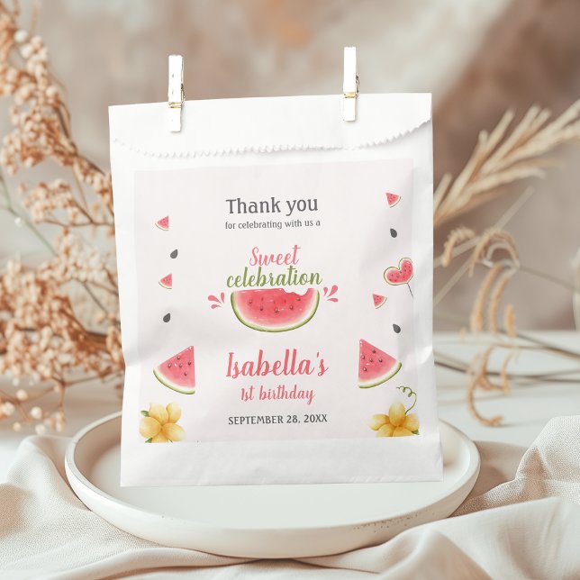 Watermelon Sweet Girl Fruit Favour Bag (Creator Uploaded)