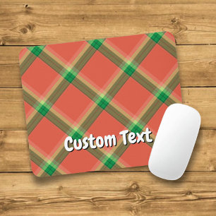 Watermelon Tartan Mouse Pad