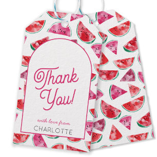 Watermelon Thank You Personalised Gift Tags
