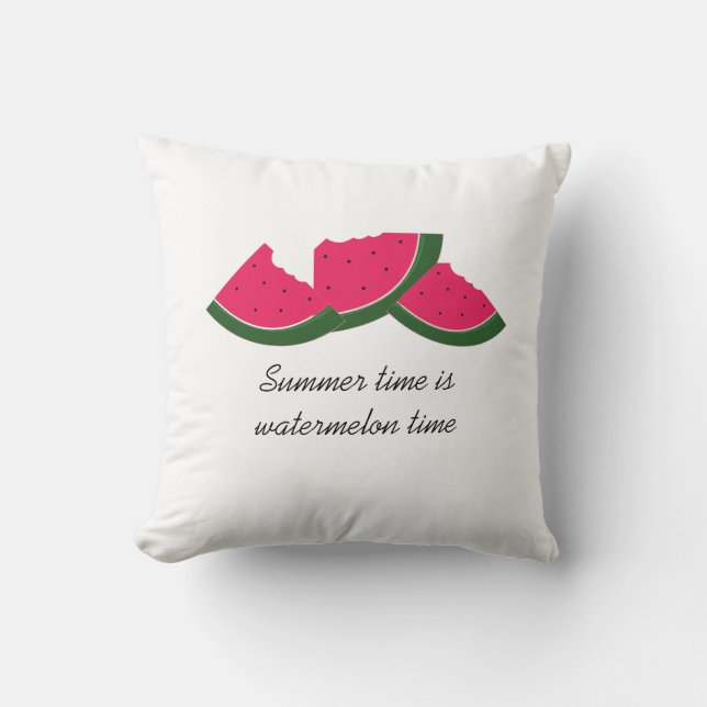 Watermelon The Summer Treat  Cushion (Front)