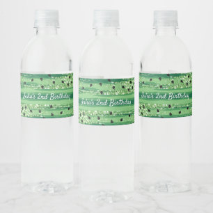 Watermelon Theme Birthday Water Bottle Label