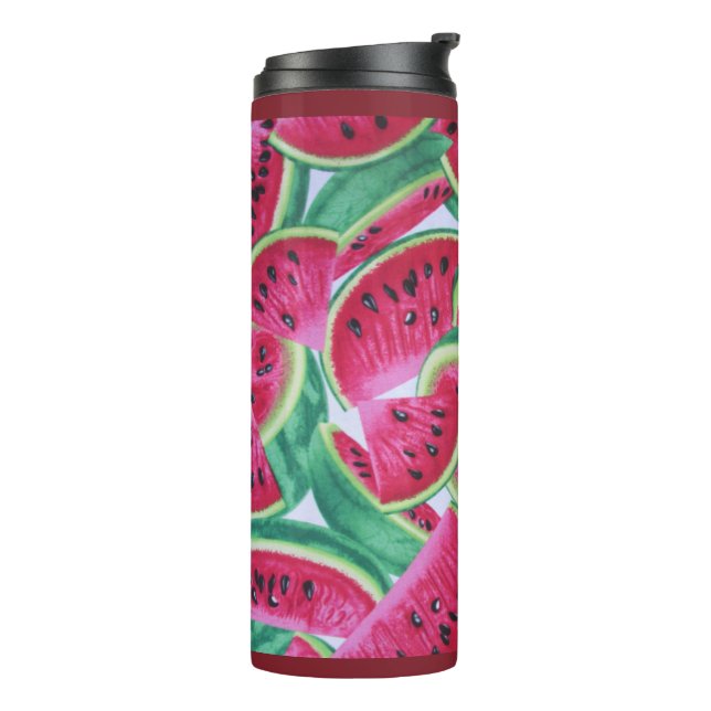 Watermelon thermal tumbler (Rotated Left)