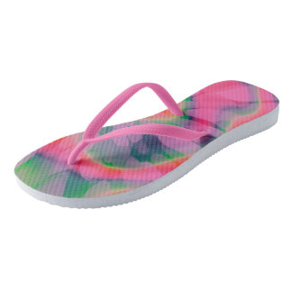 Watermelon Tie-dye Thongs