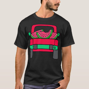 Watermelon Truck Summer Melon Lover Fruit Slice Se T-Shirt
