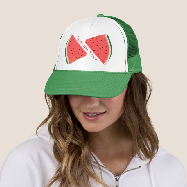 Watermelon Trucker Hat - Custom Text (In Situ)