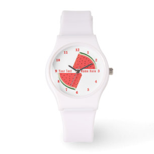 Watermelon Watch with Custom Text