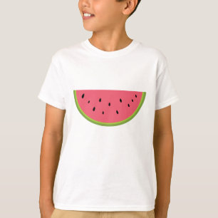 Watermelon Watermelon Fruit Sweet Health Red Half T-Shirt