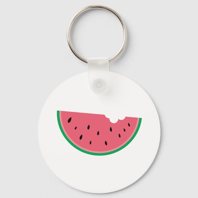 Watermelon Watermelons Fruit Sweet Health Fresh Key Ring (Front)