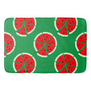 Watermelon Wedge Bath Mat