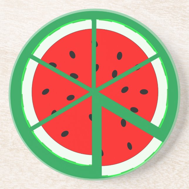 Watermelon Wedge Coaster (Front)