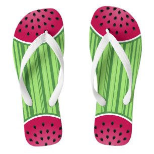 Watermelon Wedge Slices Thongs