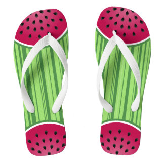 Watermelon Wedge Slices Thongs